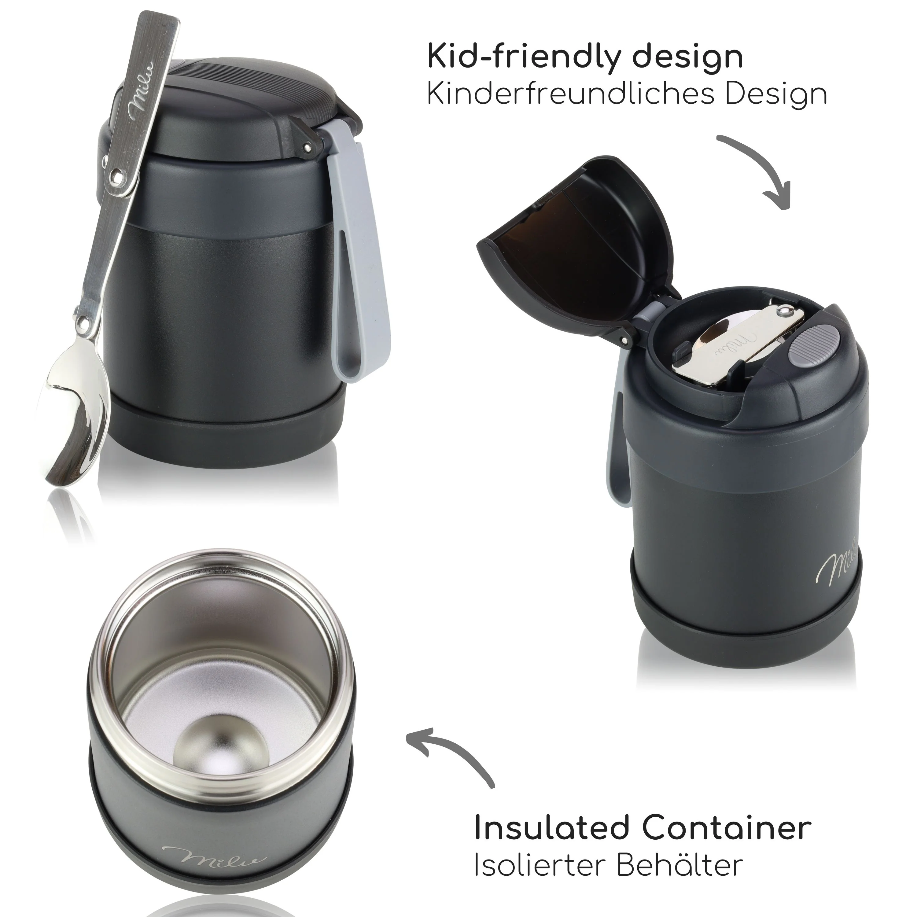 Milu® Thermobehälter für Essen Kinder (300 ml) - Image 5